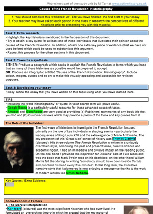 Causes of the french revolution essay